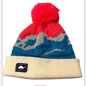 TURTLEFUR ⭐️ “Mountain Air “beanie with pom